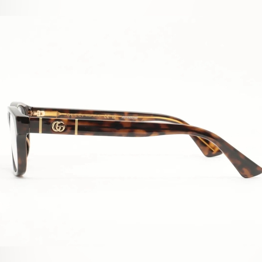 Gucci Glasses Brown Tortoise GG0640OA - Picture 3 of 3